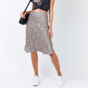 Princess Polly Zazu Midi Skirt Leopard